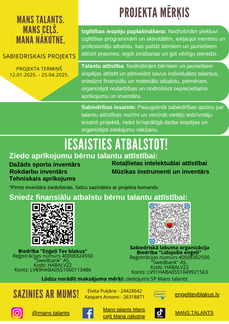 labdarības projekts