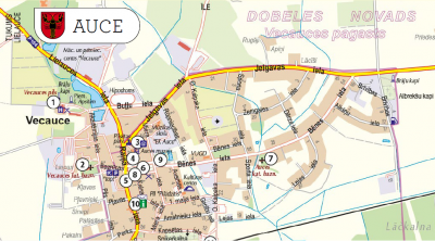 Auces karte