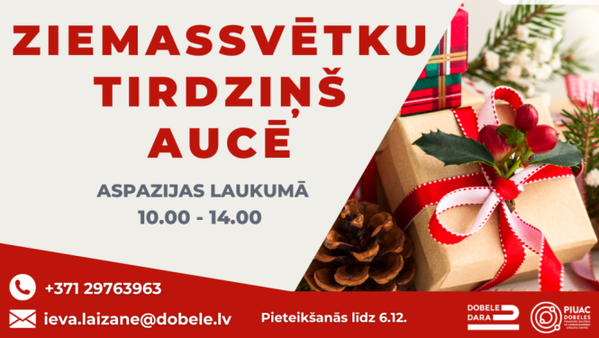 Ziemassvētku tirgus Aucē 15.12.24.