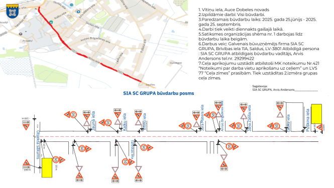 plans vitinu iela