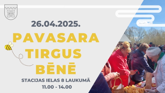 Pavasara tirgus Bēnē 2025