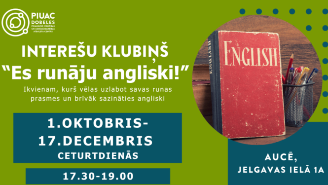Angļu valodas klubiņš 2026