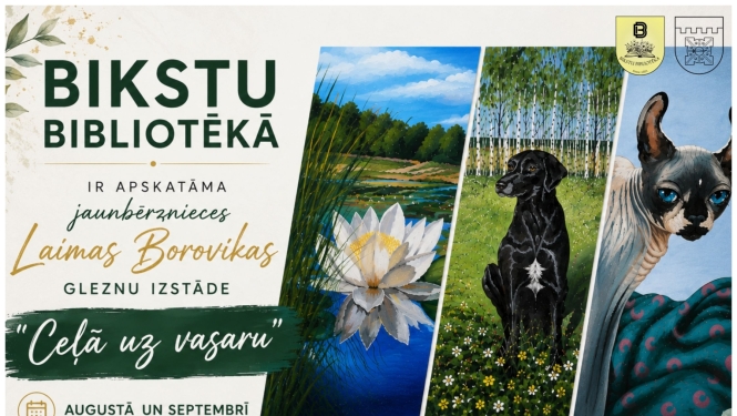 Izstāde Bikstu bibliotēkā