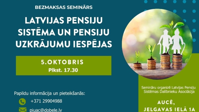 Seminārs par pensiju līmeņiem