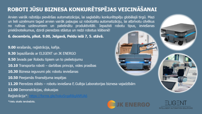 Seminaars par robotiem