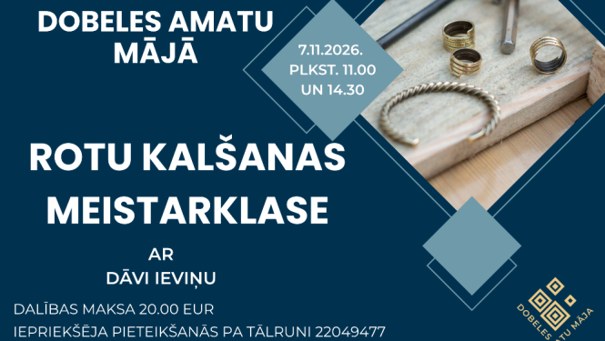 Rotu kalšana Amatu mājā 2026