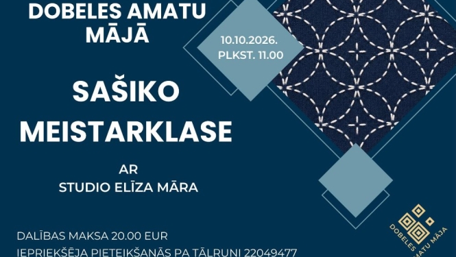 Sašiko meistarklase