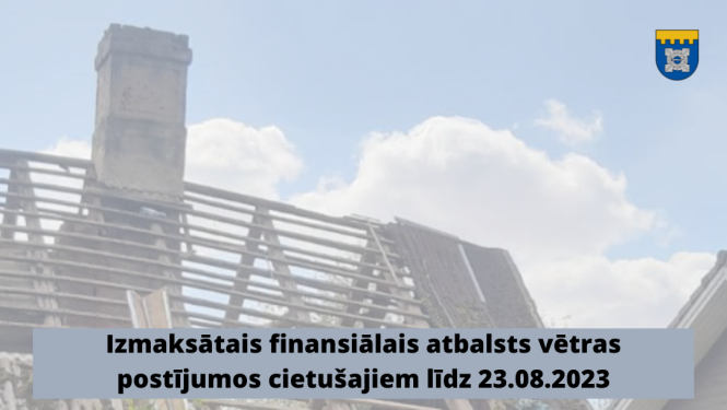 izmaksātais finansiālais atbalsts