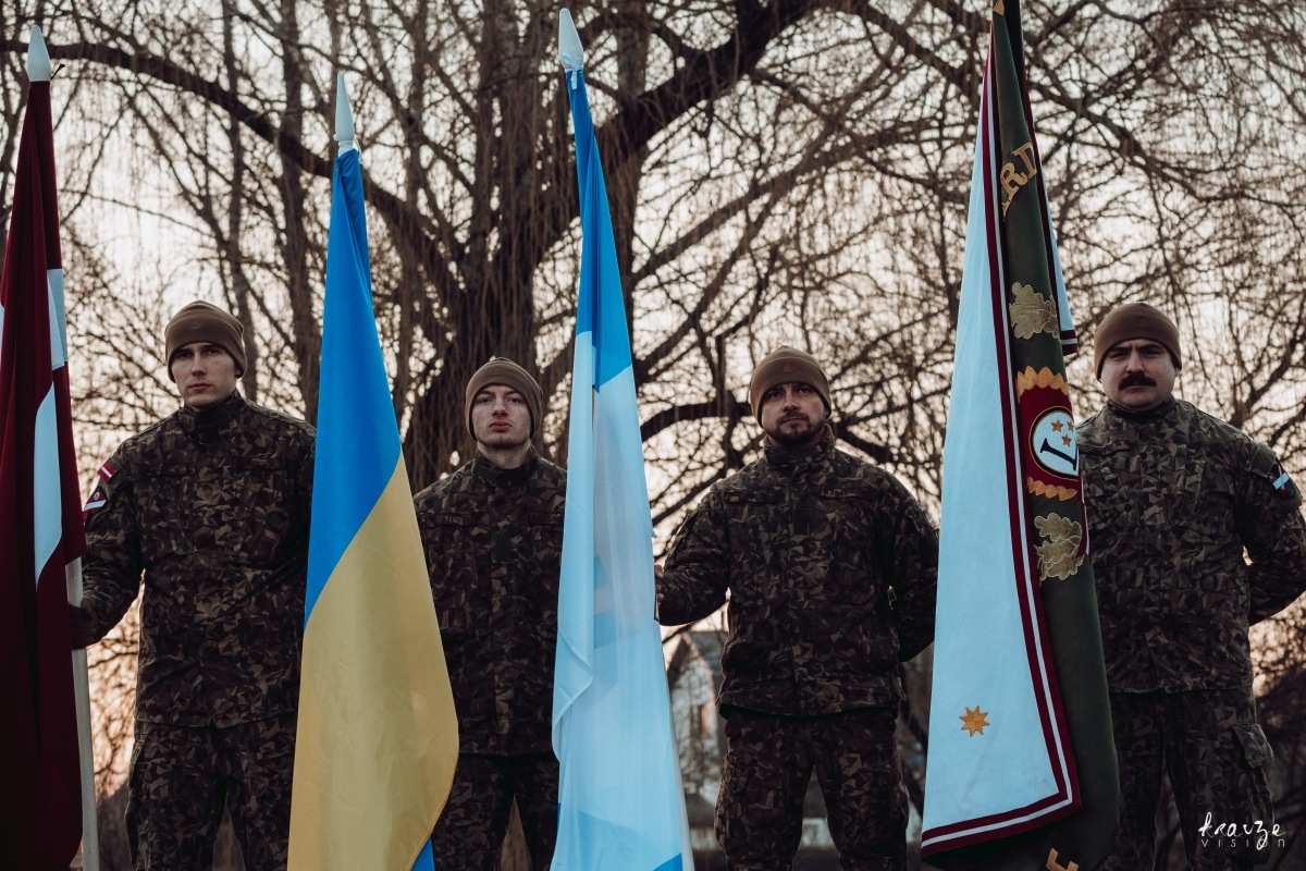 Atbalsta mītiņš Ukrainai