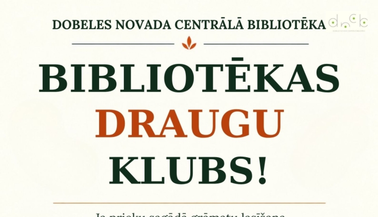 bibliotēkas draugu klubs