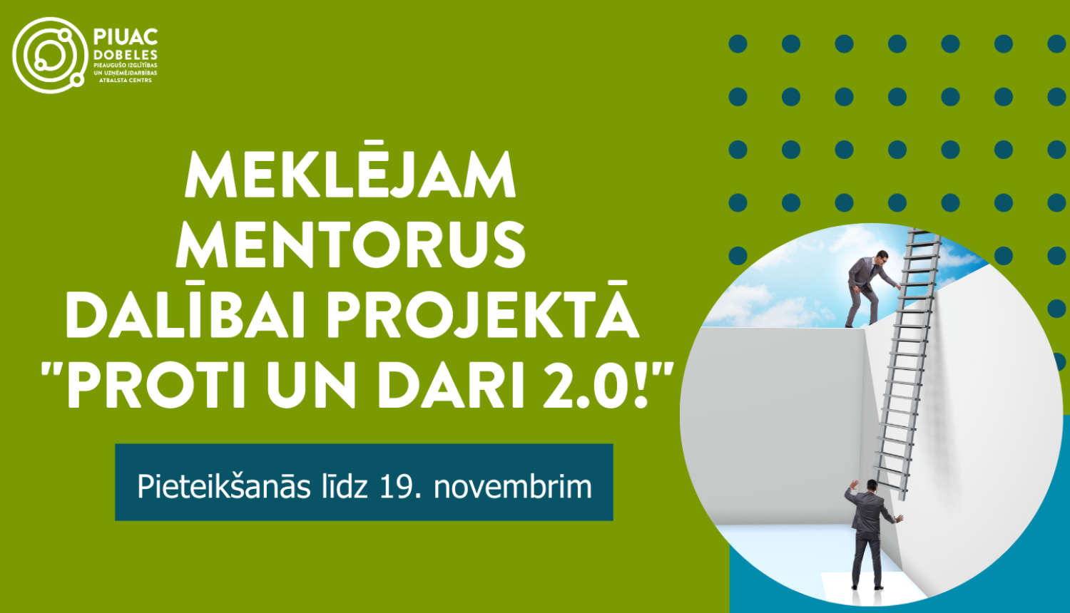 Meklējam mentorus 