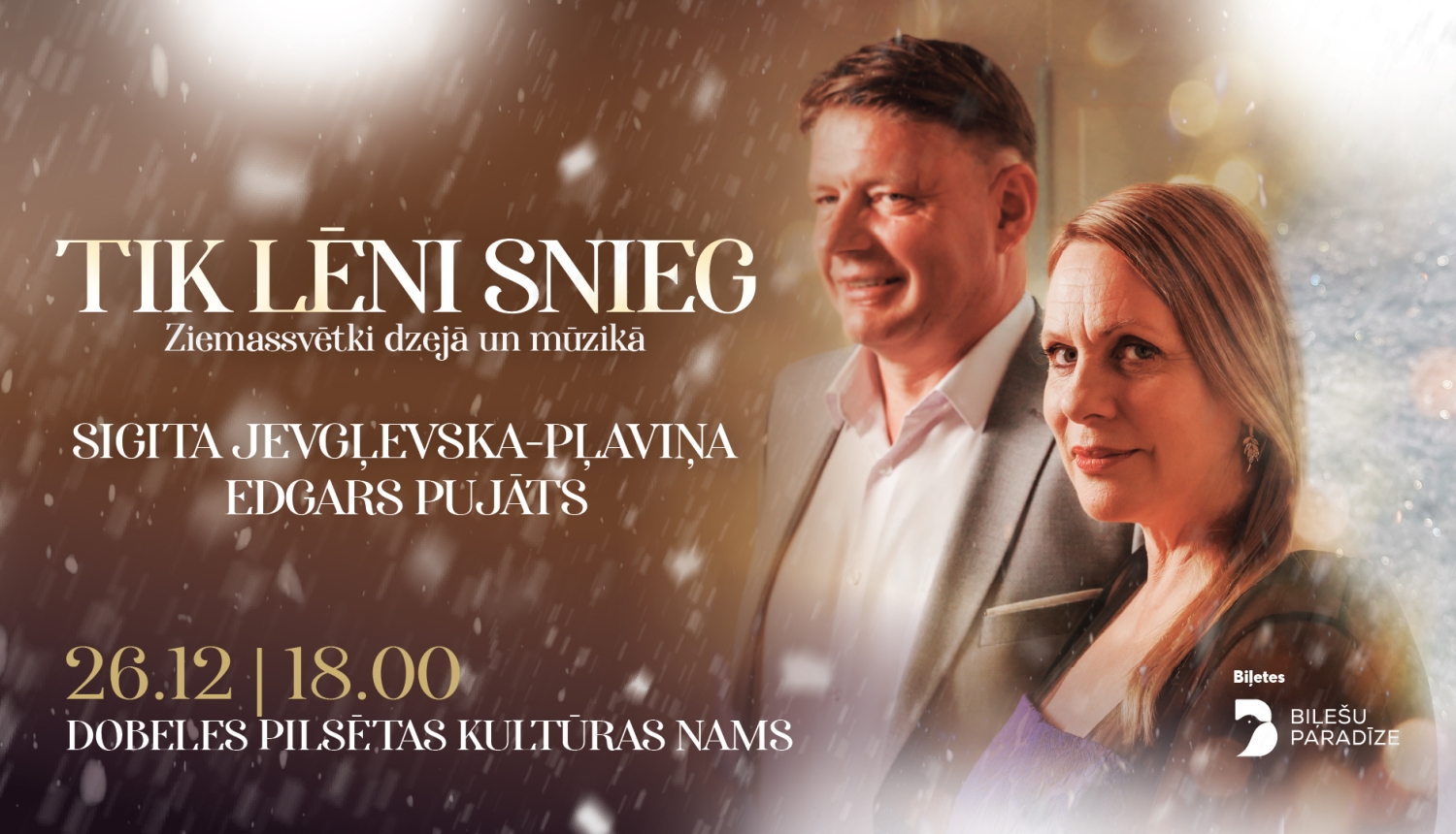 tik lēni snieg