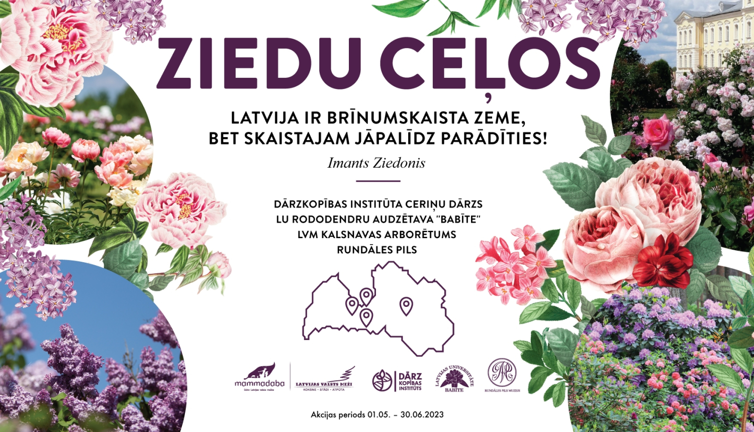 ziedu ceļos