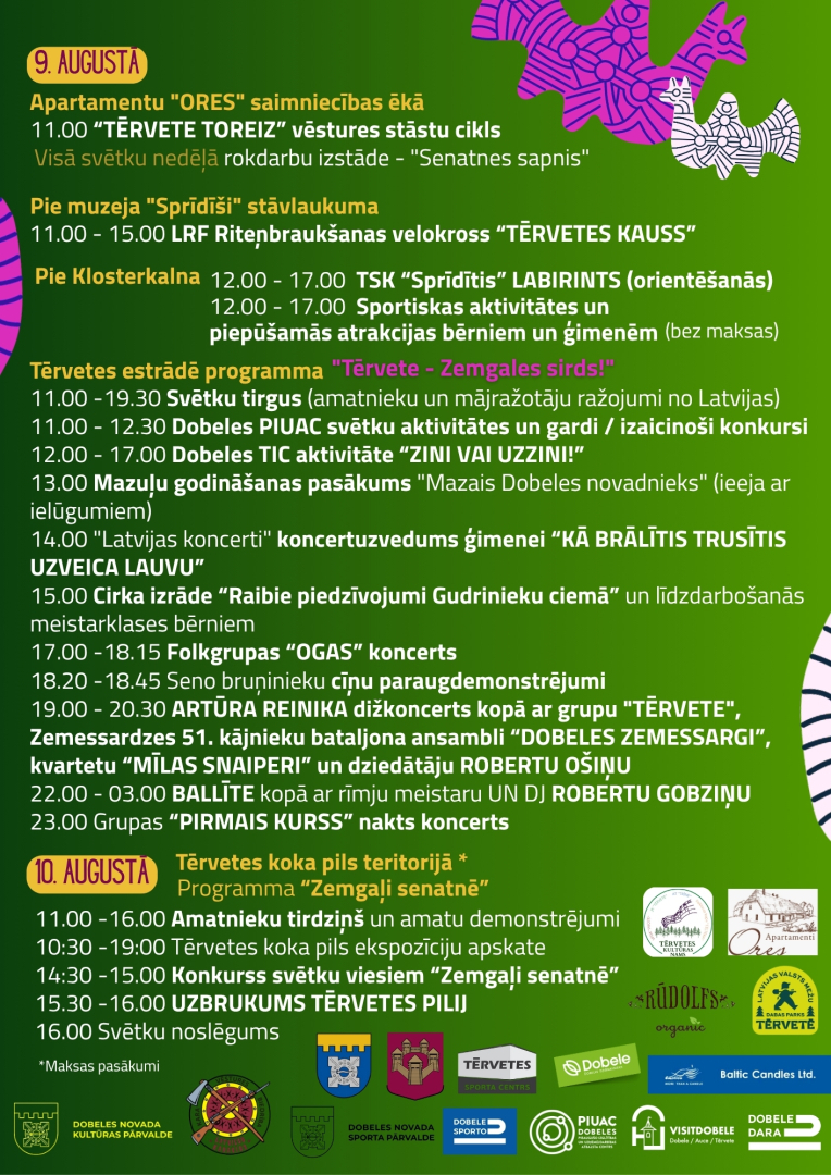 tervetes un zemgalu svetki