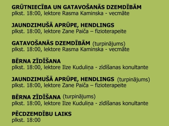 Programma bēbīšu skolai