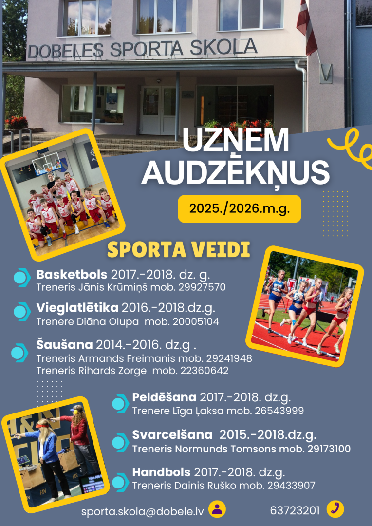 dobele, sporta skola