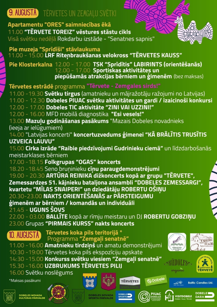 Tērvetes un Zemgaļu svētki