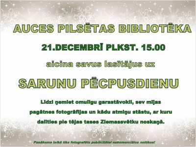 Auces pilsētas bibliotēkā 