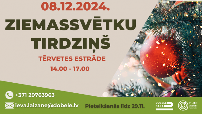 Ziemassvētku tirgus Tērvetē