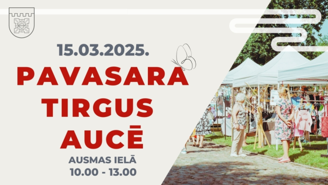 Pavasara tirgus Aucē 15.03.2025.