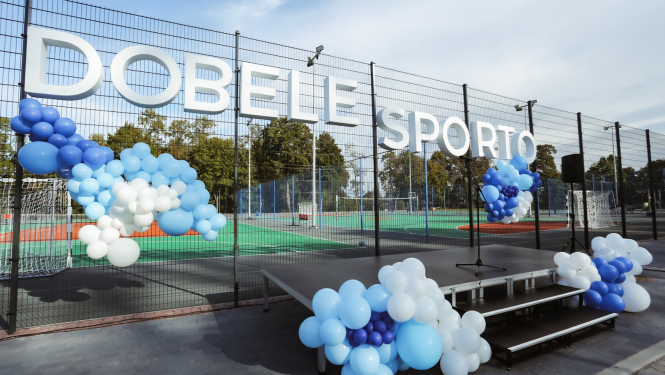 MULTIFUNKCIONĀLAIS SPORTA LAUKUMS UN ATJAUNOTĀ SPORTA CENTRA ĒKA