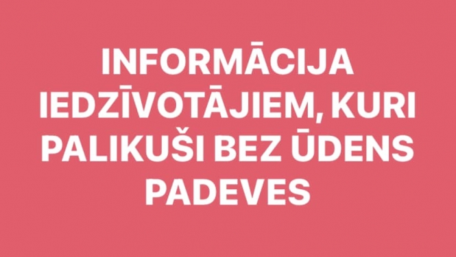 Informācija iedzīvotājiem 