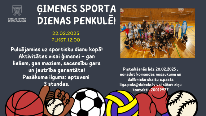 “Ģimenes sporta diena”