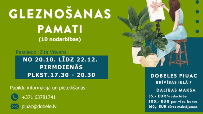 Gleznošana Dobelē 2025 rudens