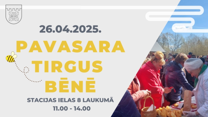 Pavasara tirgus Bēnē 2025