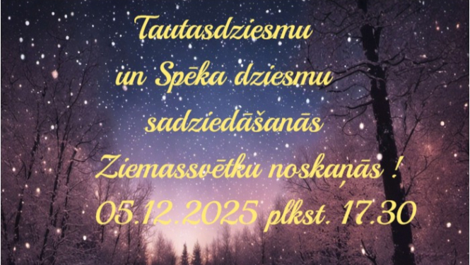 Sadziedāšanās 05.12.2025.