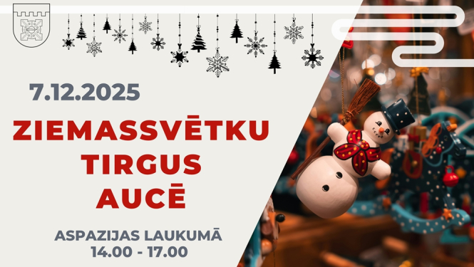 Ziemassvētku tirdziņš Aucē 2025