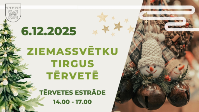 Ziemnassvētku tirgus Tērvetē 2025