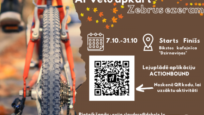 Ar velo apkārt Zebrus ezeram.