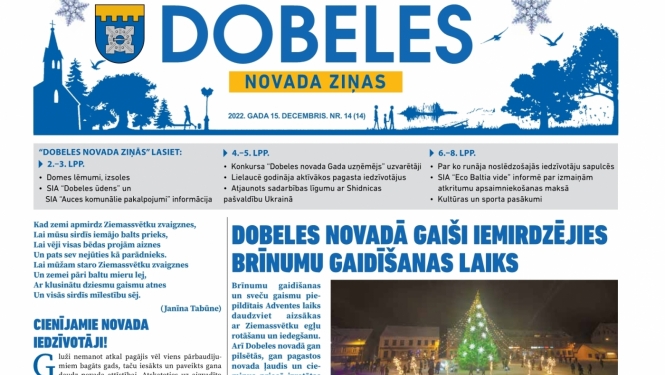 Dobeles Novada ziņas decembris