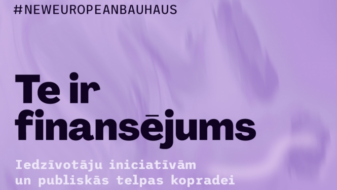 Te ir finansējums