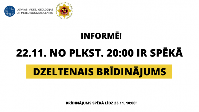 Dzeltenais brīdinājums