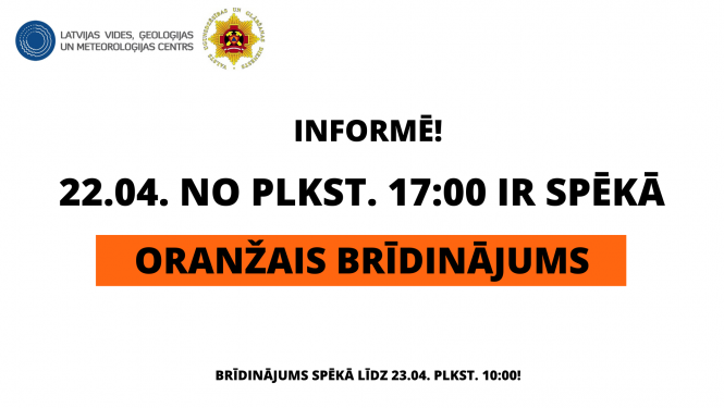 Oranžais brīdinājums