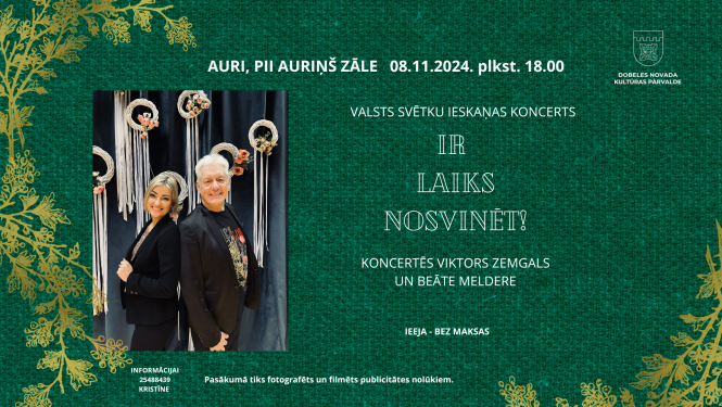 Koncerts "Ir laiks nosvinēt"