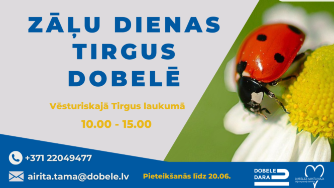 Zāļu dienas tirgus Dobelē 2025