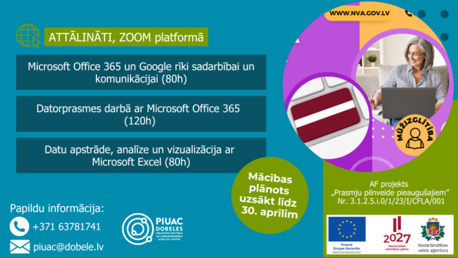 Mācības ar NVA kuponiem