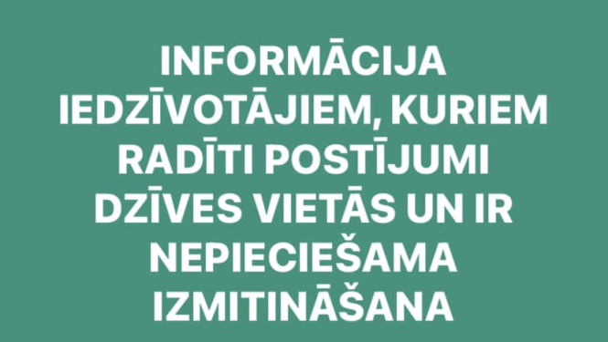 Informācija iedzīvotājiem 