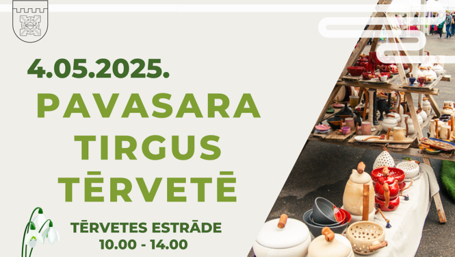 Pavasara tirgus Tērvetē 2025