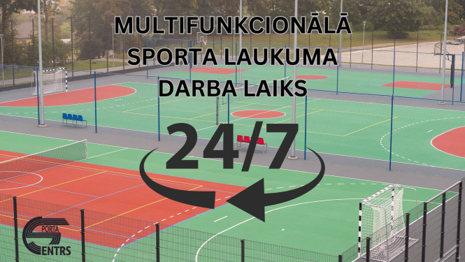 sporta laukum darba laiks