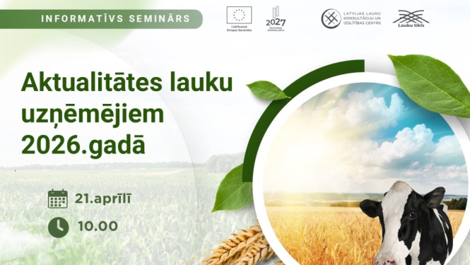 Aktualitātes lauksaimniekiem 2026