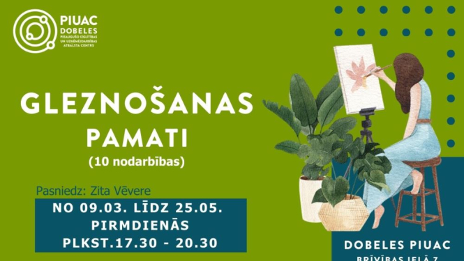 Gleznošanas pamati 2026 PIUAC