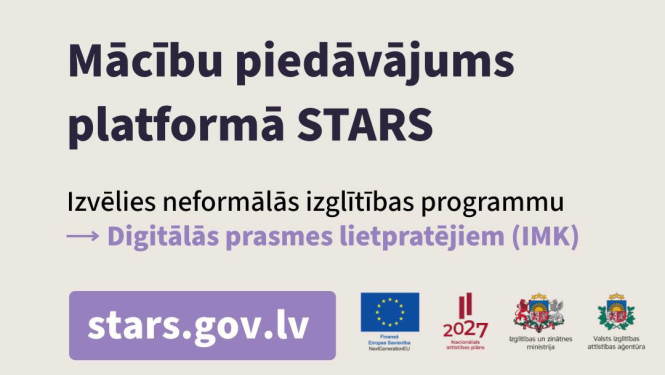 Mācību piedāvājums Stars 29.01.26.