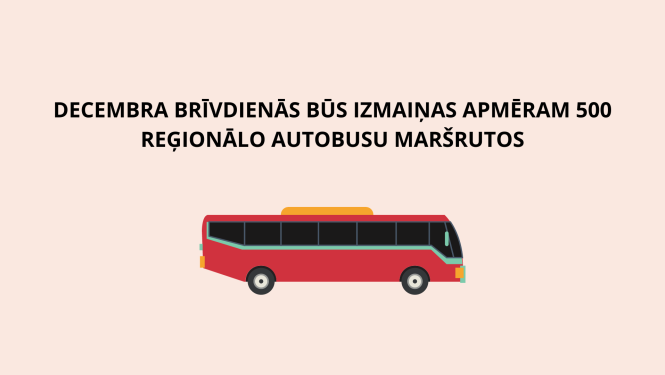 izmaiņas autobusa maršrutos