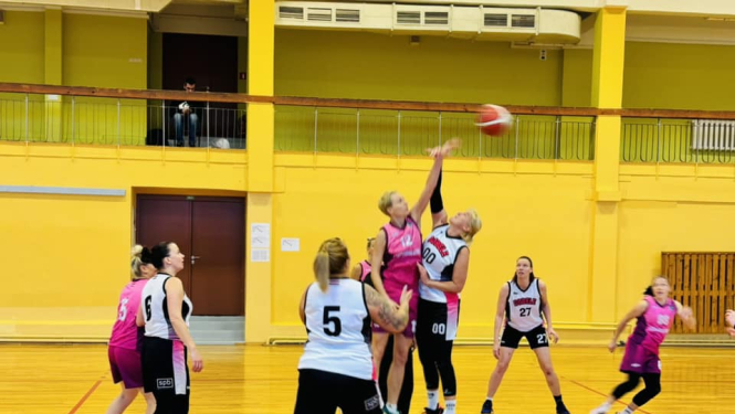 Komanda Dobele spēles laikā