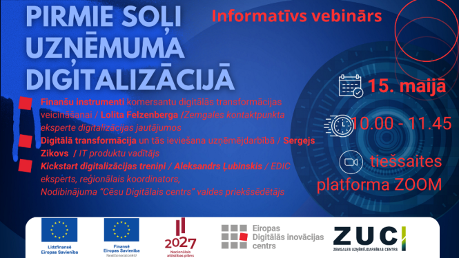 Vebinārs par digitalizācijas iespējām