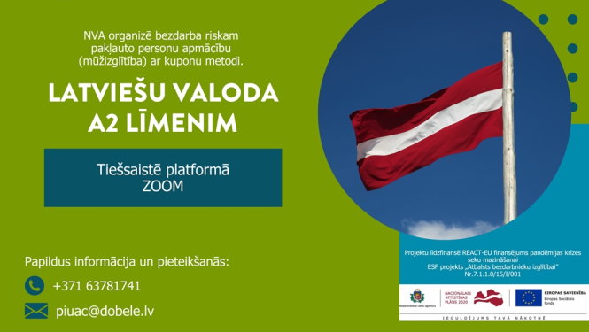 Valsts valodas apmācība